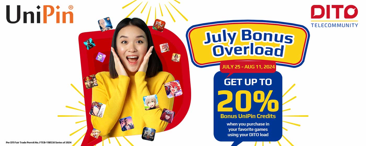 DITO July Bonus Overload (PH)
